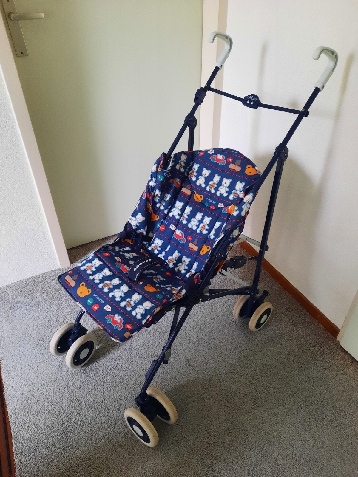 Chicco buggy met leuke print, inclusief. winterzak, Ophalen, Gebruikt, Overige merken