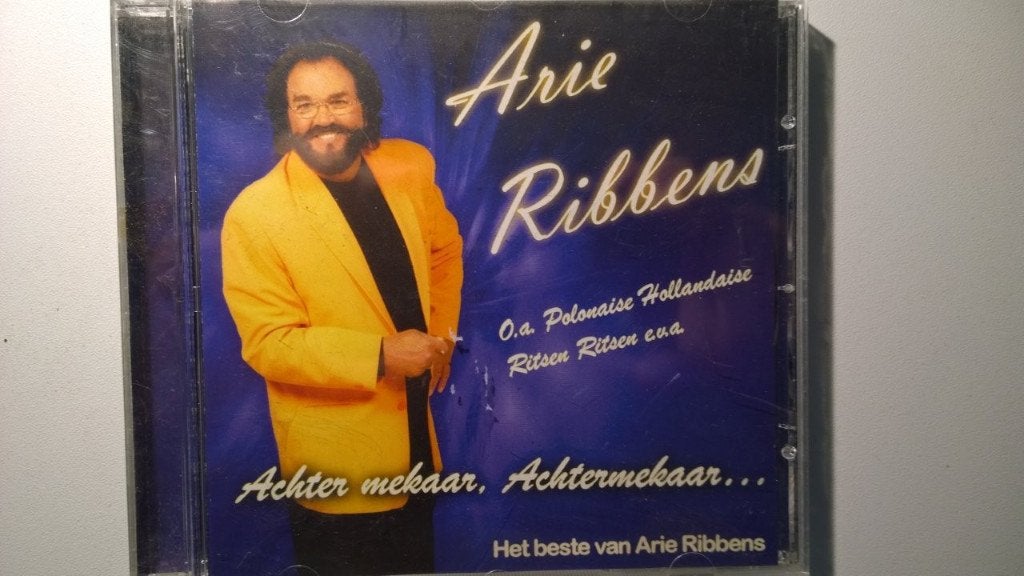 Arie Ribbens - Achter Mekaar Achtermekaar, Cd's en Dvd's, Cd's | Nederlandstalig, Ophalen of Verzenden, Zo goed als nieuw, Folk