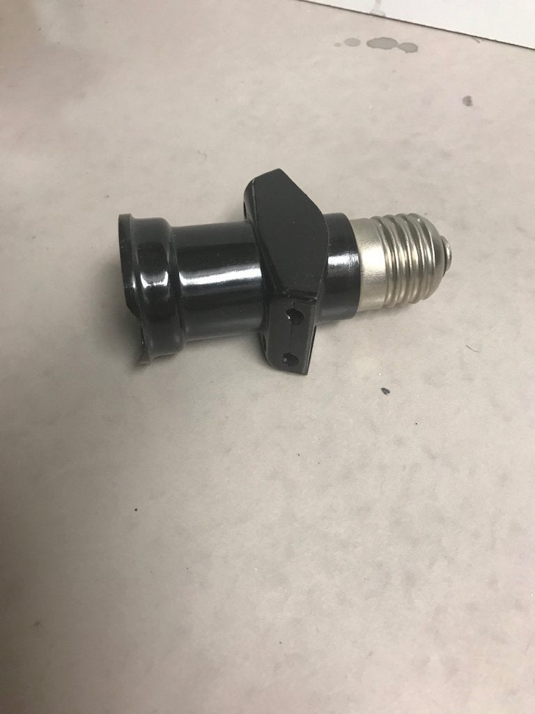 E27 Lampfitting Adapter Zwart, Ophalen of Verzenden