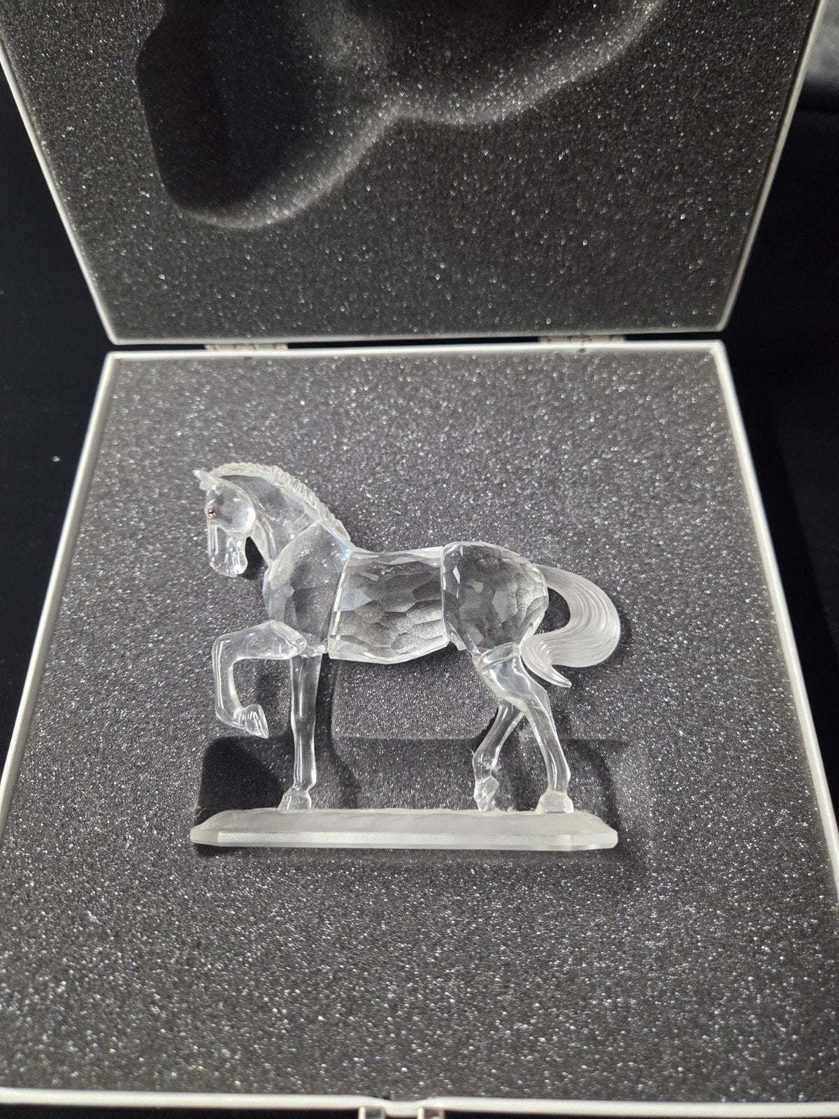 Swarovski kristallen paard in originele doos, Verzamelen, Ophalen of Verzenden, Zo goed als nieuw, Figuurtje