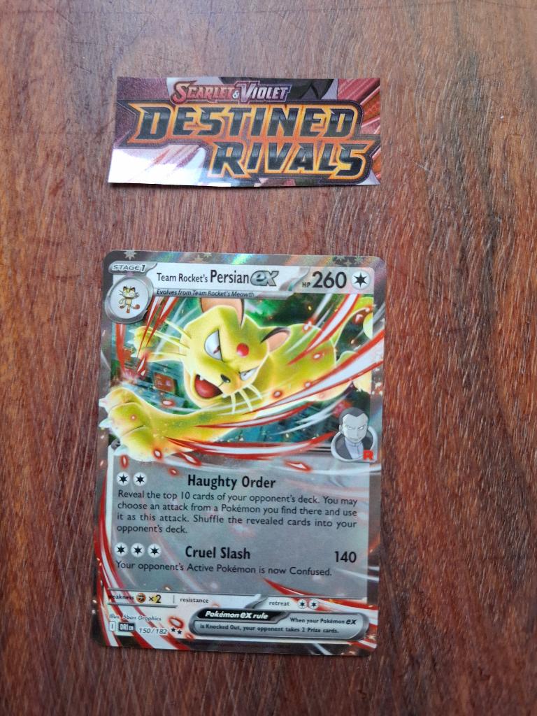 Pokemon Persian (DRI 150/182) – Destined Rivals, Ophalen of Verzenden, Nieuw, Losse kaart, Foil
