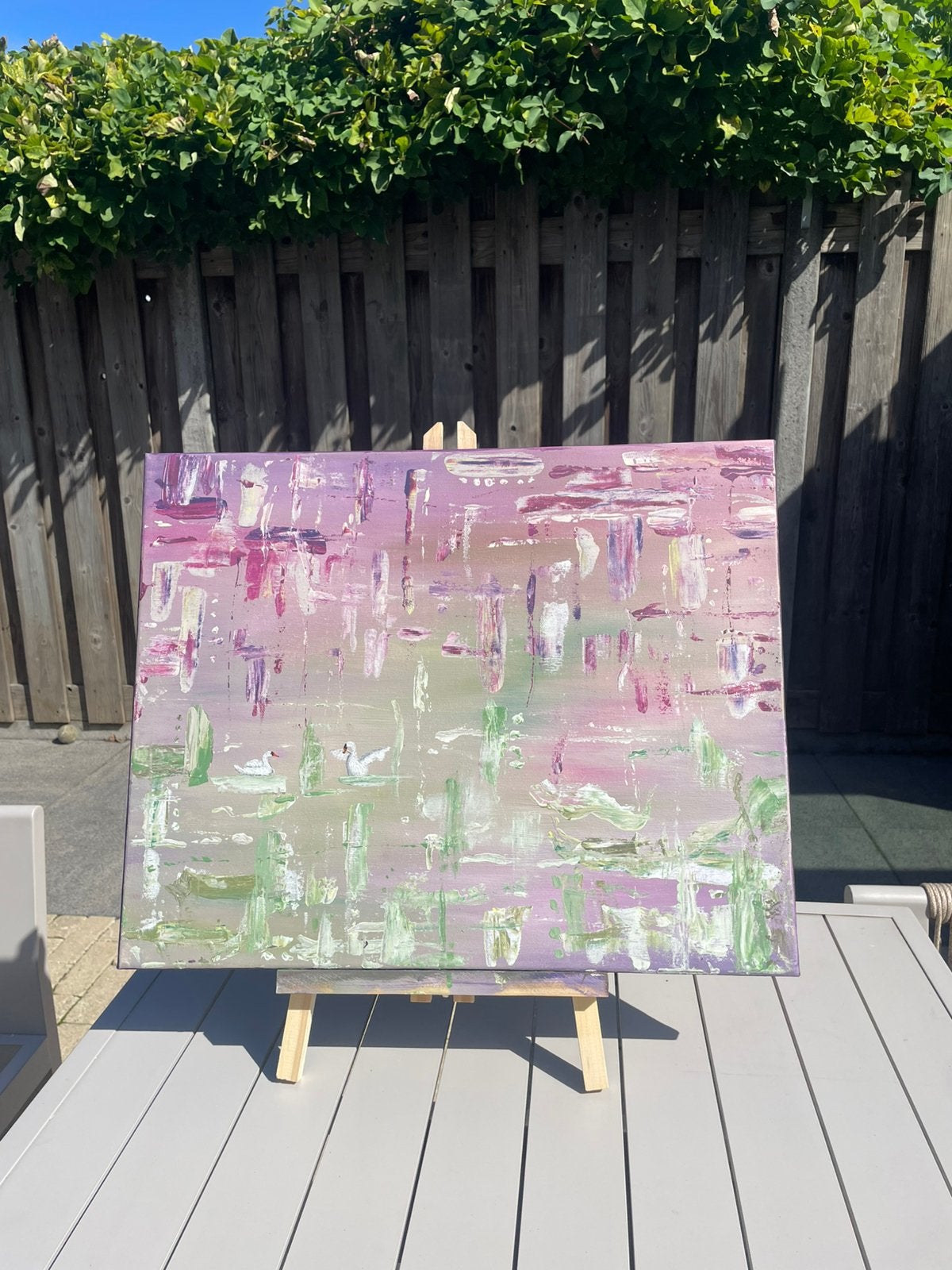 Handgeschilderd schilderij op canvas, Ophalen of Verzenden