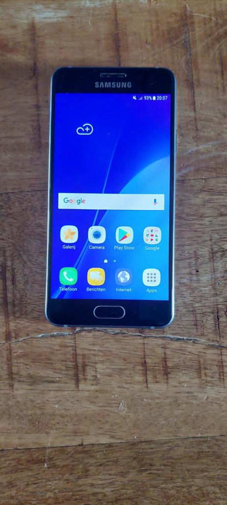 Samsung Galaxy A3 (2016) SM-A310F - Zwart 16 Gb, Telecommunicatie, Mobiele telefoons | Samsung, Gebruikt, Zwart, Touchscreen, Ophalen of Verzenden