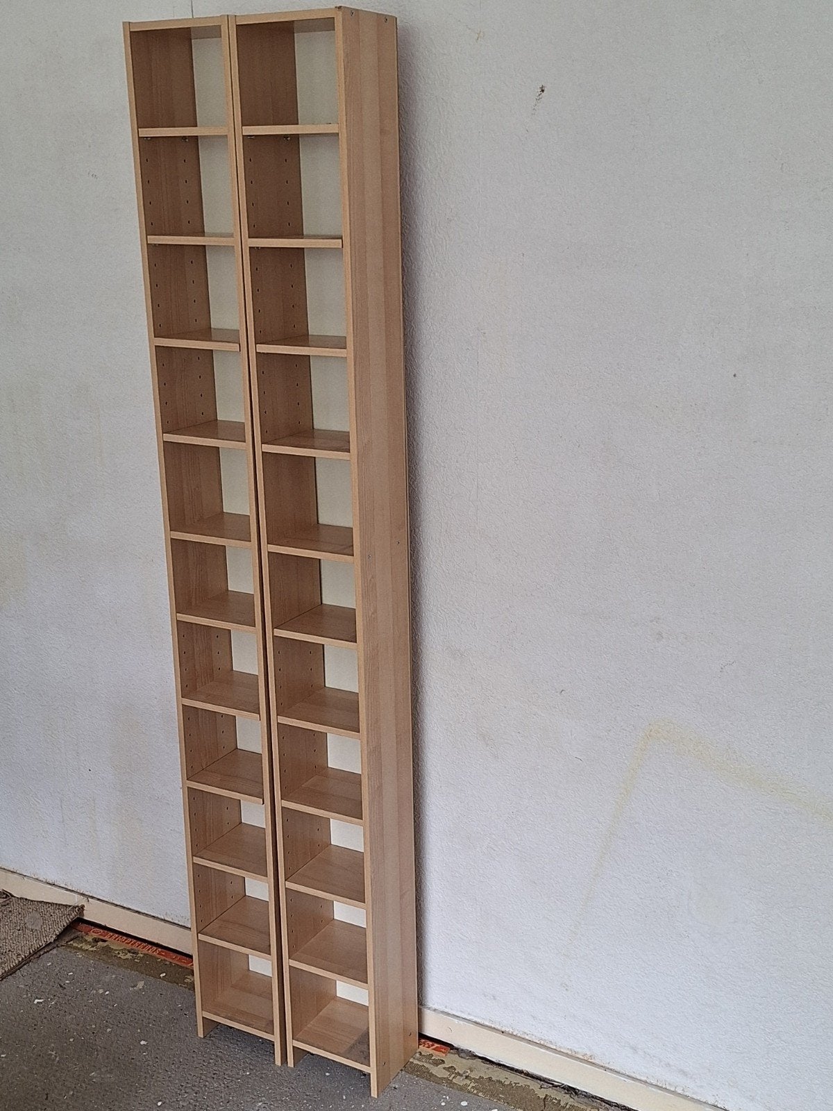 2 Ikea Billy Gnedby CD-kasten, Ophalen, Gebruikt, 150 discs of meer, Hout