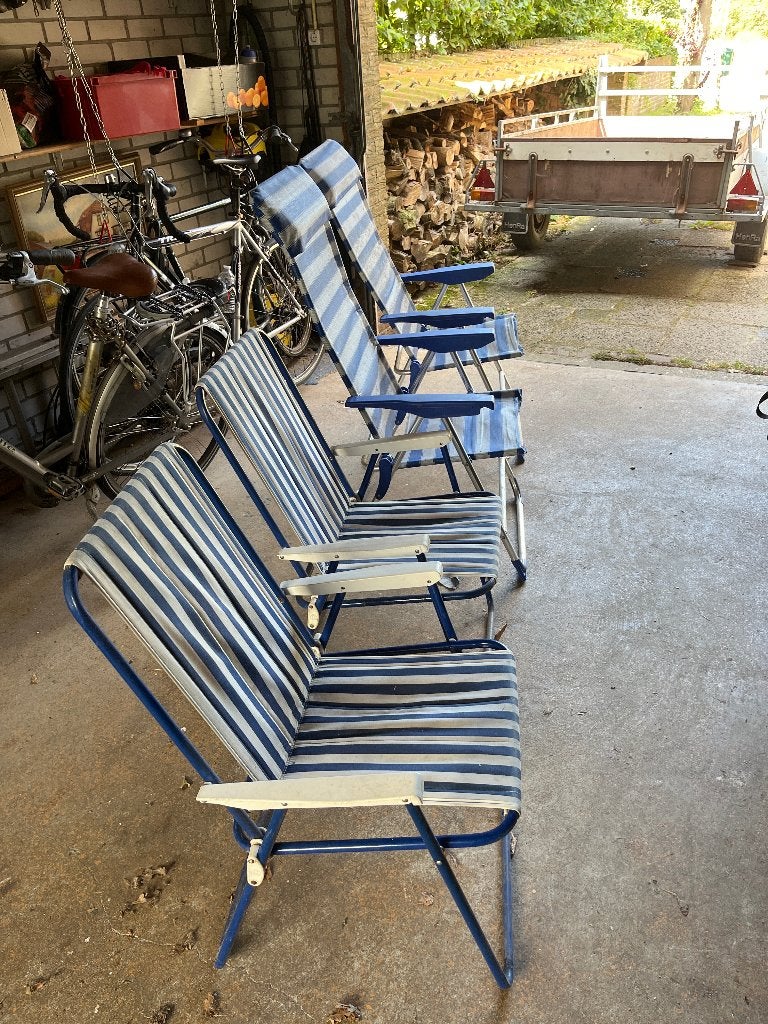 Campeerstoelen 4x, Ophalen, Gebruikt, Campingstoel