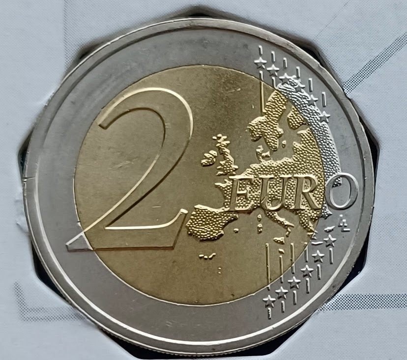 Nederland 2 Euro "30 jaar Eurpopese Vlag"- 2015  (AMK), Verzenden, Koningin Beatrix, Euro's, Setje