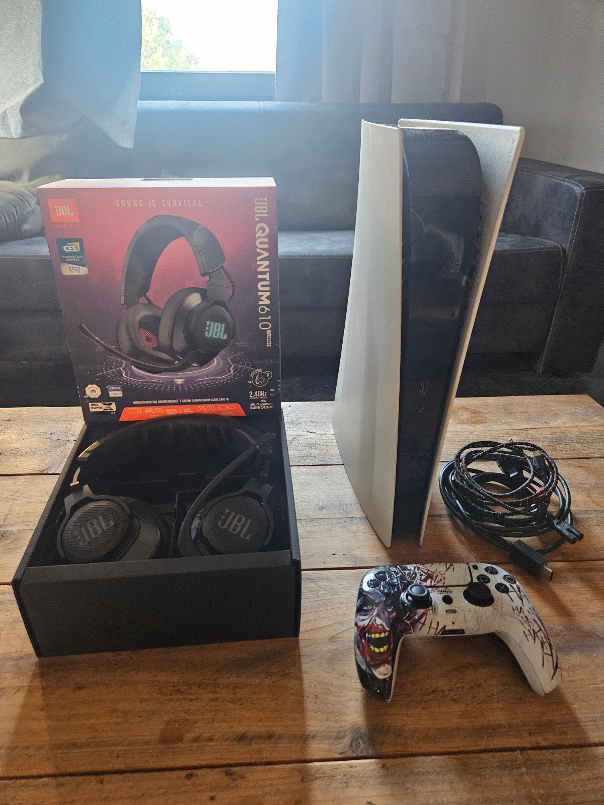 Playstation 5 Set, Spelcomputers en Games, Games | Sony PlayStation 5, Zo goed als nieuw, Online, Virtual Reality, Ophalen of Verzenden