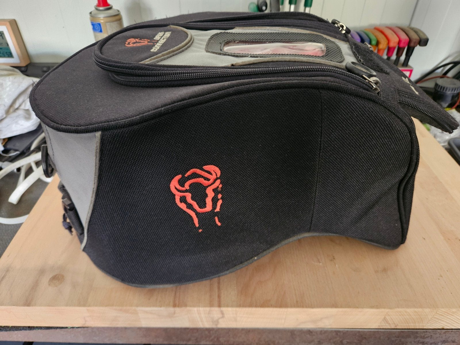 SW Motech tanktas, Motoren, Ophalen