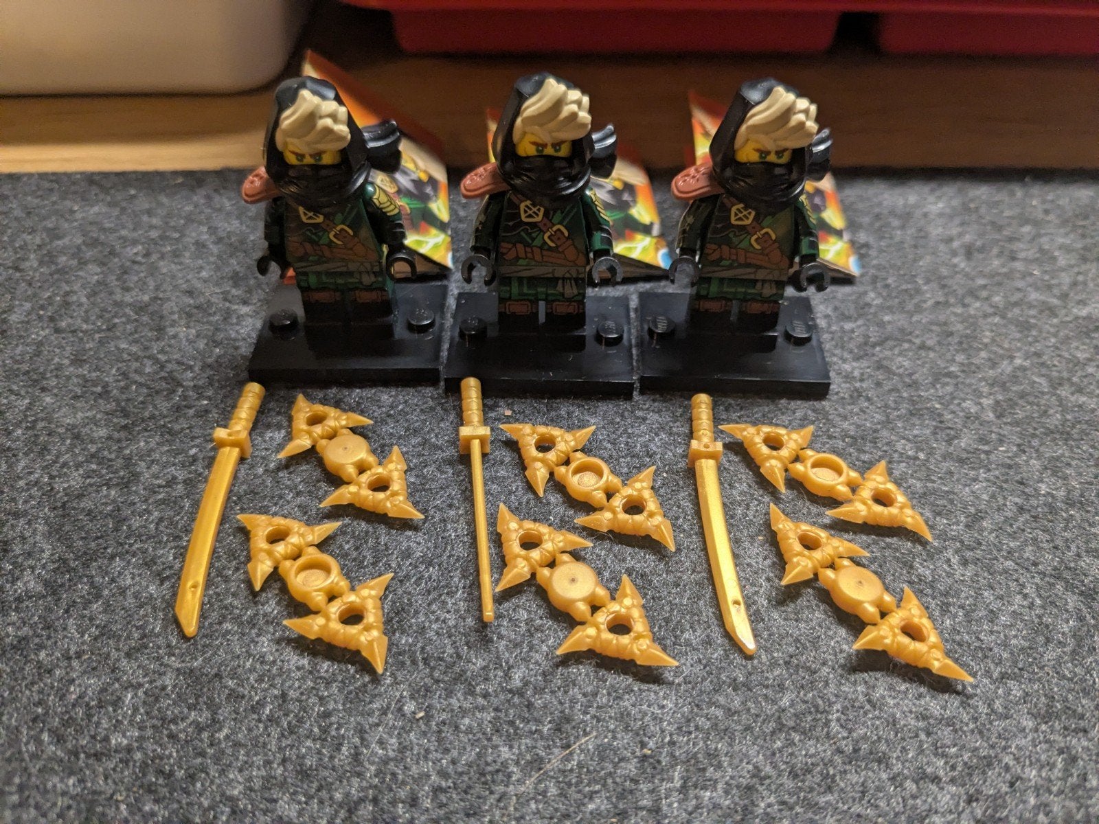 Lego Ninjago serie 29 mysterieuze Ronin 3x, Lego, Ophalen of Verzenden, Zo goed als nieuw, Minifiguur