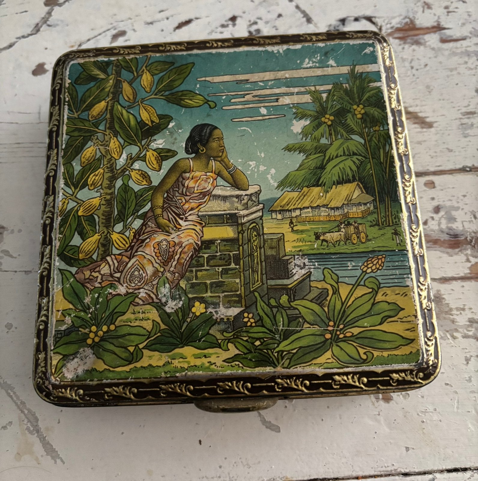 Oud Baronie blik, Ophalen of Verzenden, Gebruikt, Overige