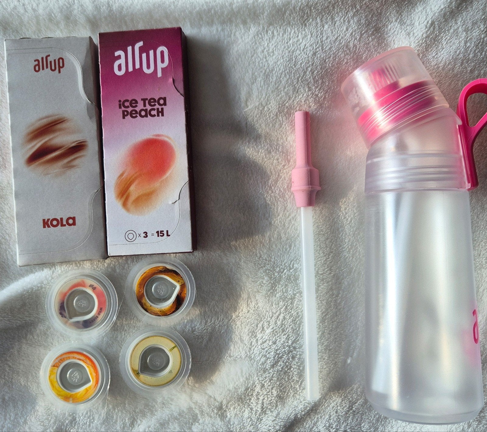 Air up fles, rietje en pods, Ophalen of Verzenden, Gebruikt