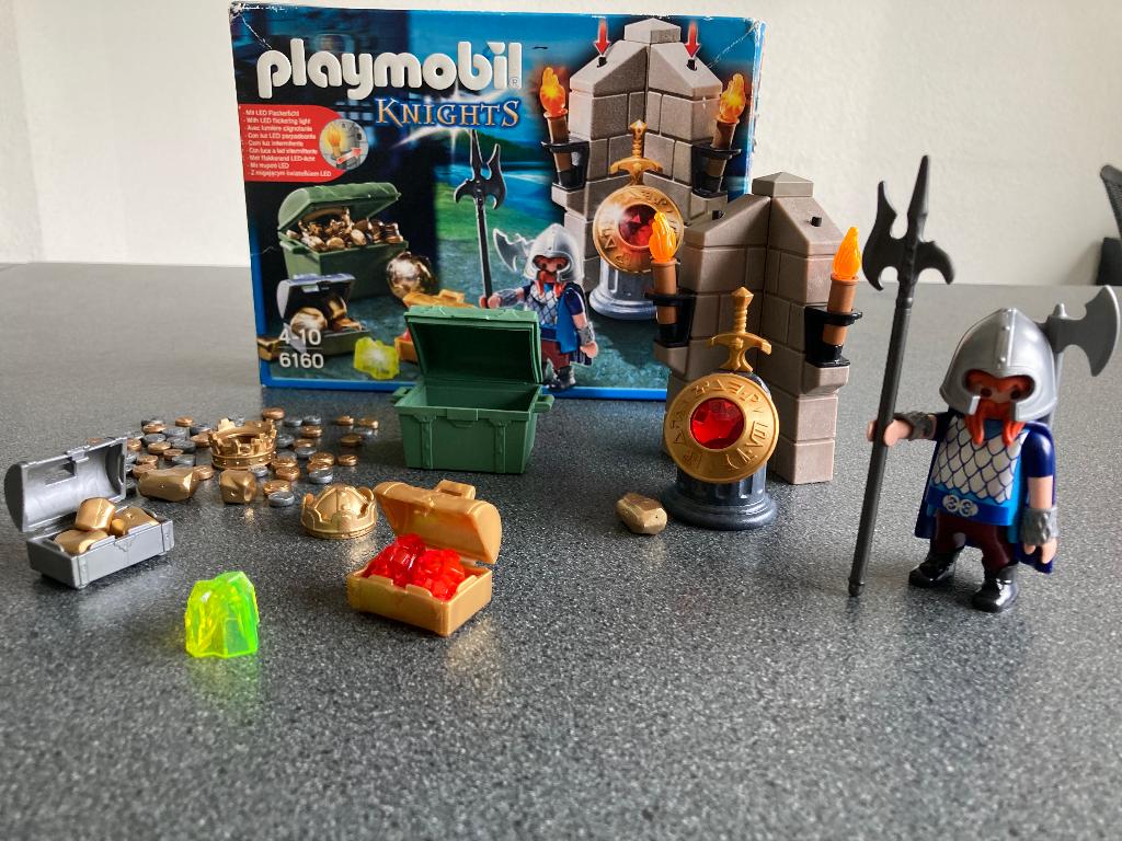 Playmobil 6160 Bewaker van de koningsschat in orig. ds zgan, Kinderen en Baby's, Speelgoed | Playmobil, Ophalen of Verzenden, Zo goed als nieuw