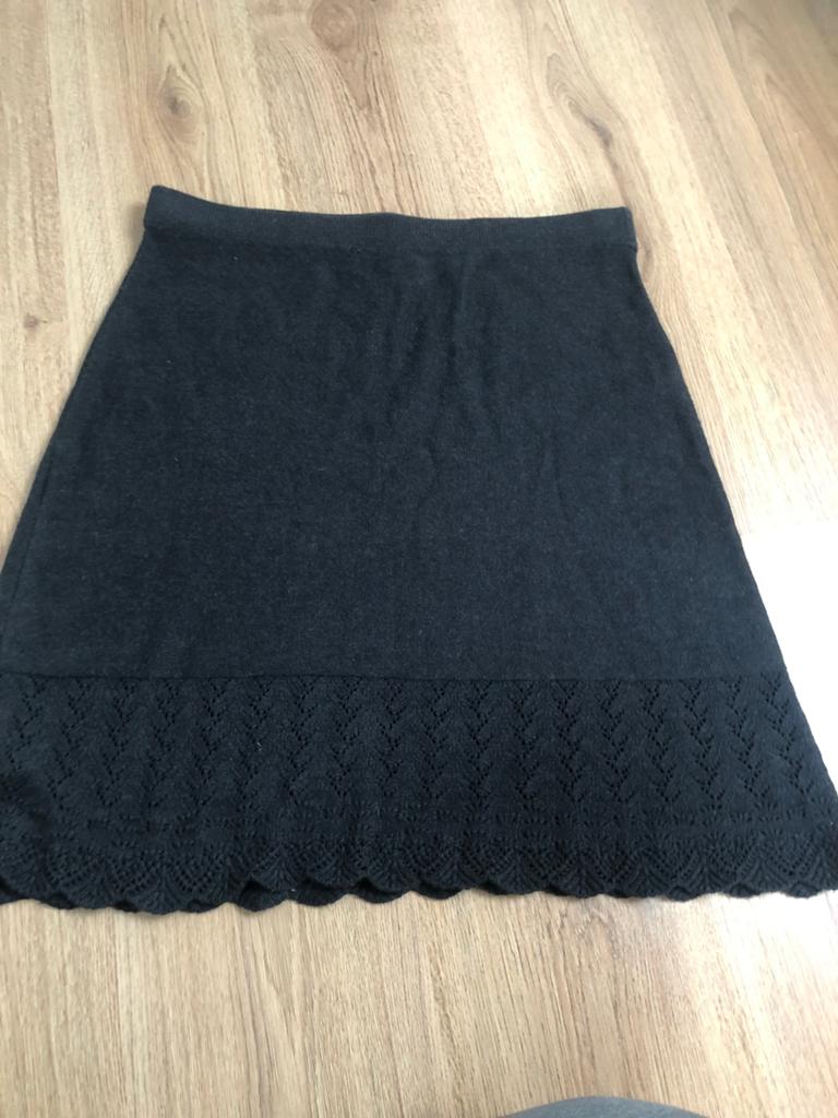 Indiska antraciet grijs gebreid kant kanten rokje l, Kleding | Dames, Maat 42/44 (L), Ophalen of Verzenden, Zo goed als nieuw