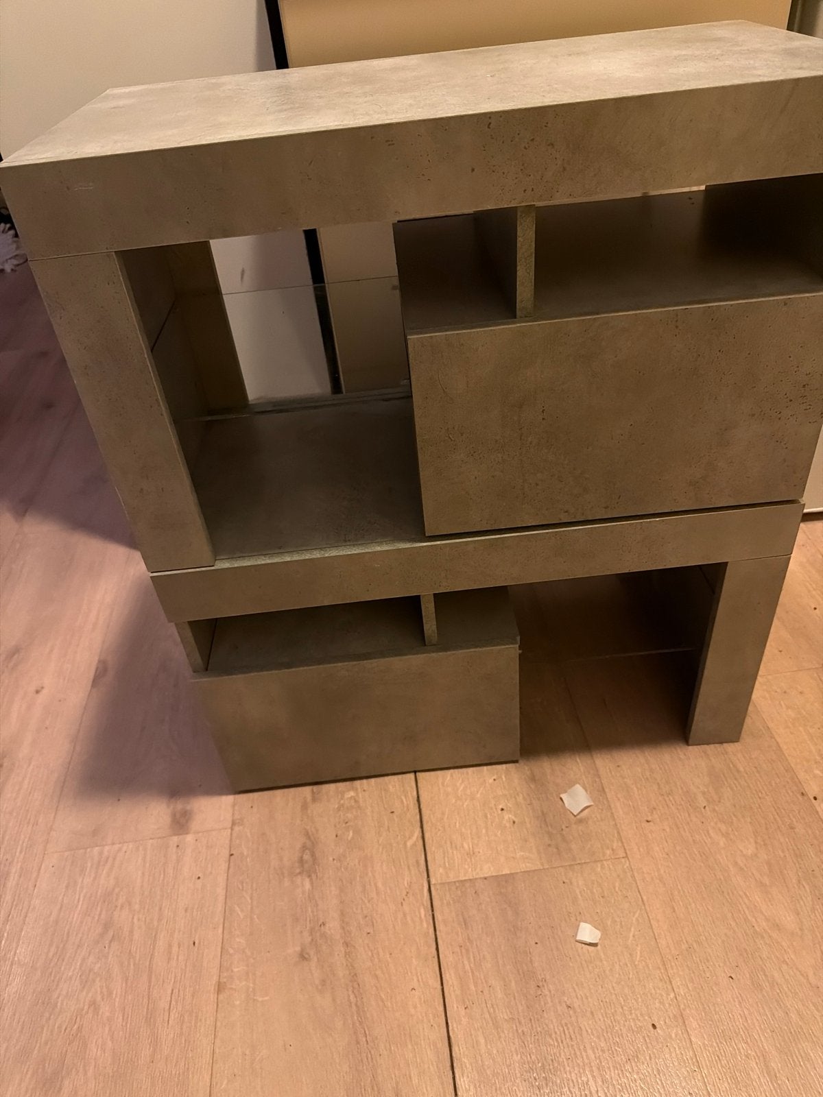 Moderne TV-meubel/dressoir met opbergruimte, Ophalen, Overige materialen, Gebruikt, 100 tot 150 cm
