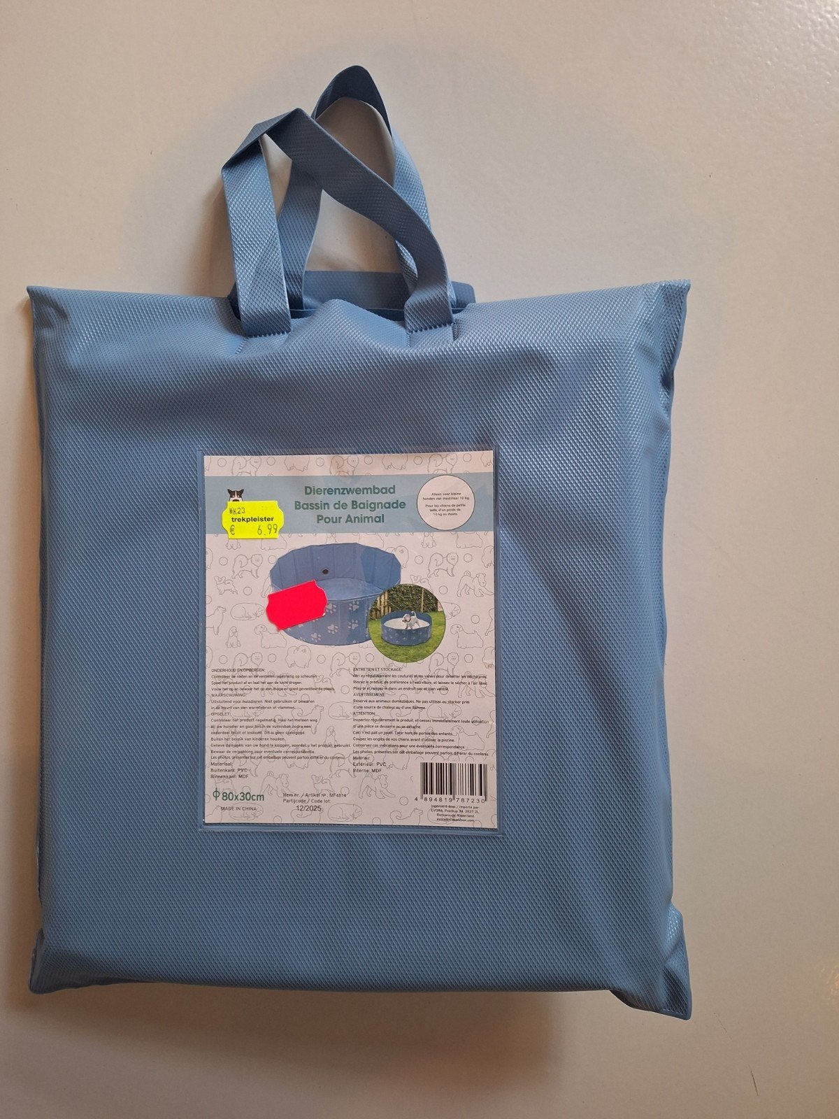 Dierenzwembadje, Nieuw, Rug, Draagzak, Ophalen