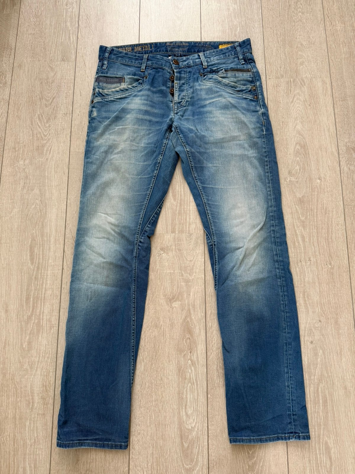 Pme legend jeans bare metal maat 34-36, Ophalen of Verzenden, Zo goed als nieuw, Blauw, W33 - W34 (confectie 48/50)