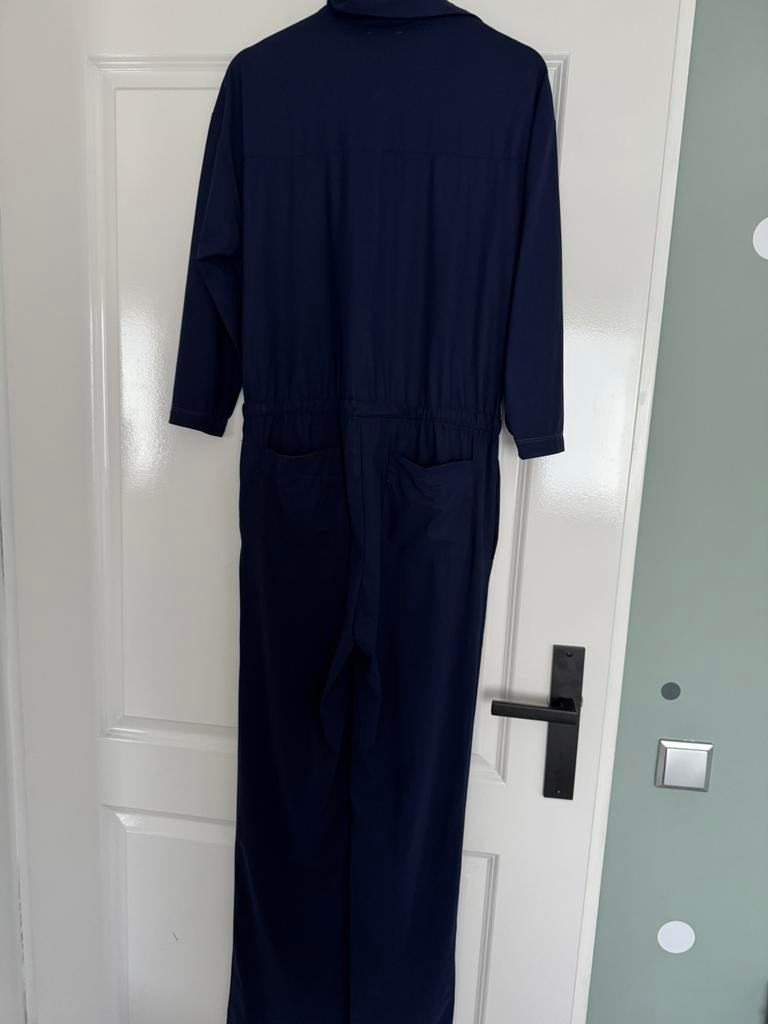 Jumpsuit travelstof, Kleding | Dames, Jumpsuits, Ophalen of Verzenden, Zo goed als nieuw, Maat 34 (XS) of kleiner, Blauw