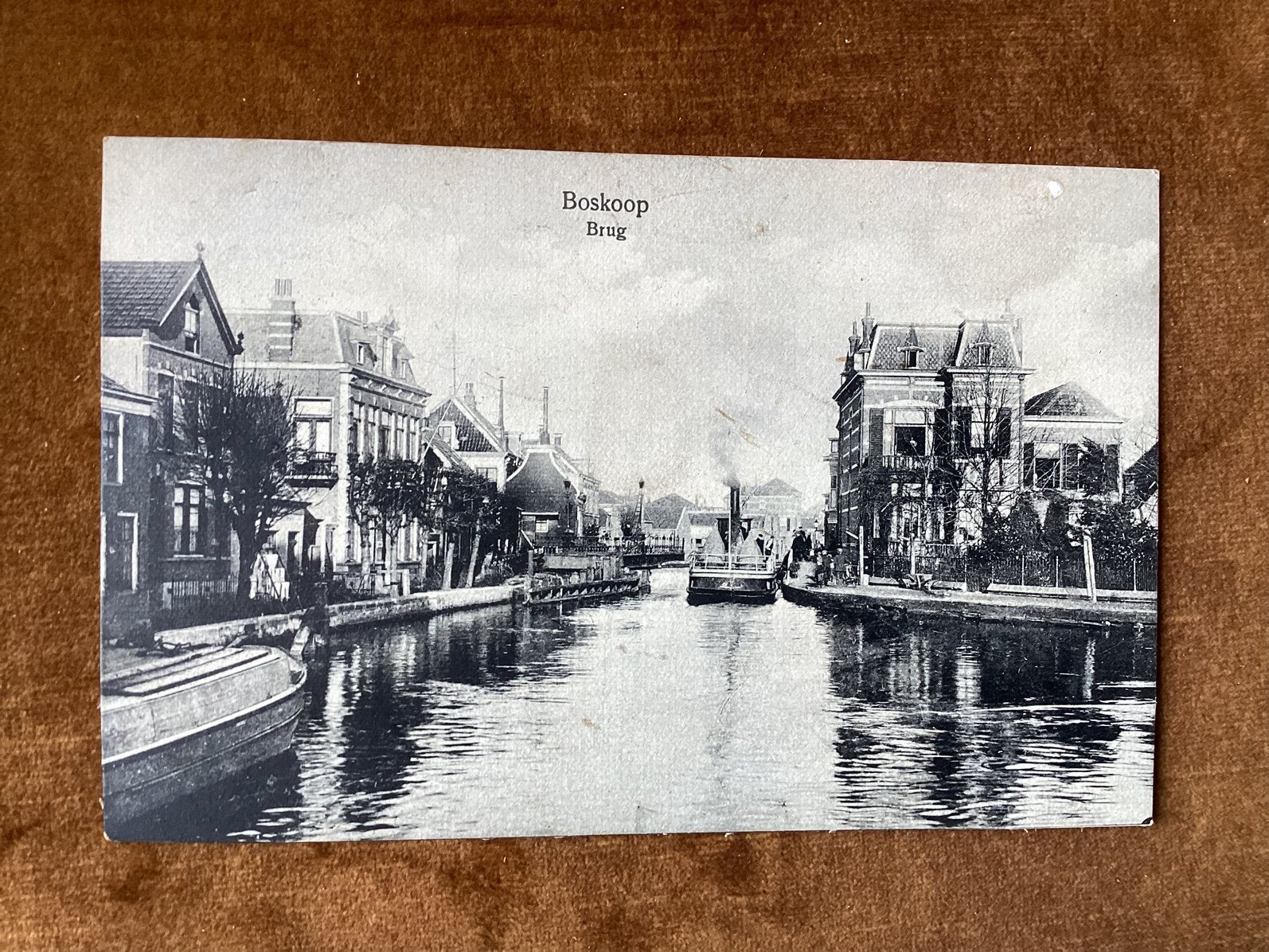 Boskoop. Brug. Voorkade. Uitgave D. Jongejan., Ophalen of Verzenden, 1920 tot 1940, Gelopen, Zuid-Holland