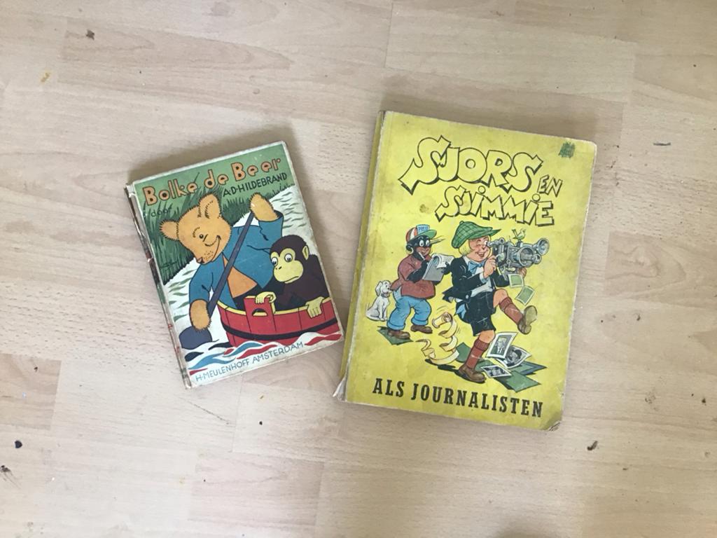 Vintage kinderboeken: Bolke de Beer & Sjors en Sjimmie, Ophalen of Verzenden, Gelezen, Fictie algemeen