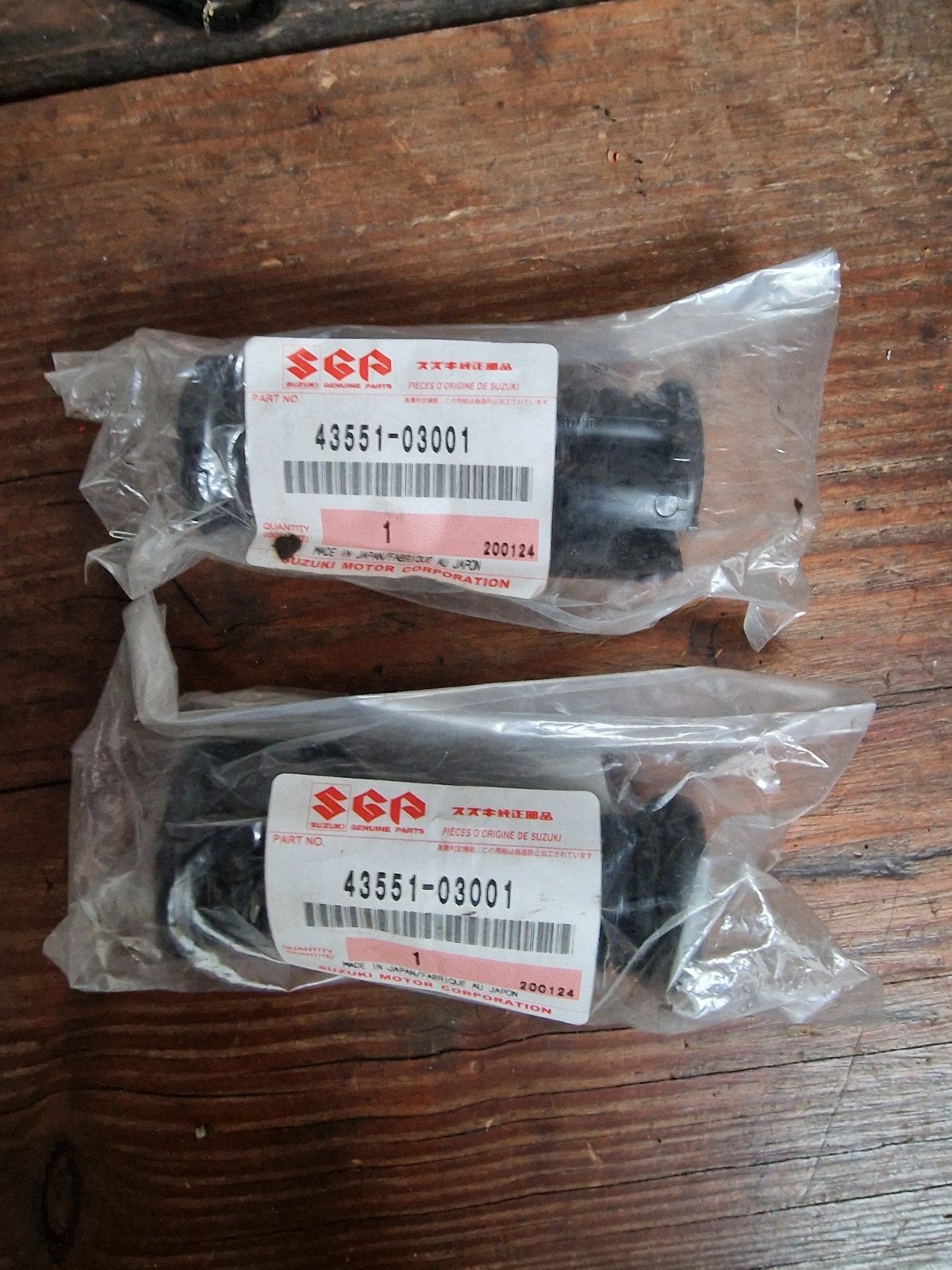 Suzuki TS50 voetsteun rubbers, New Old Stock., Fietsen en Brommers, Ophalen of Verzenden, Nieuw, Overige typen, Overige merken