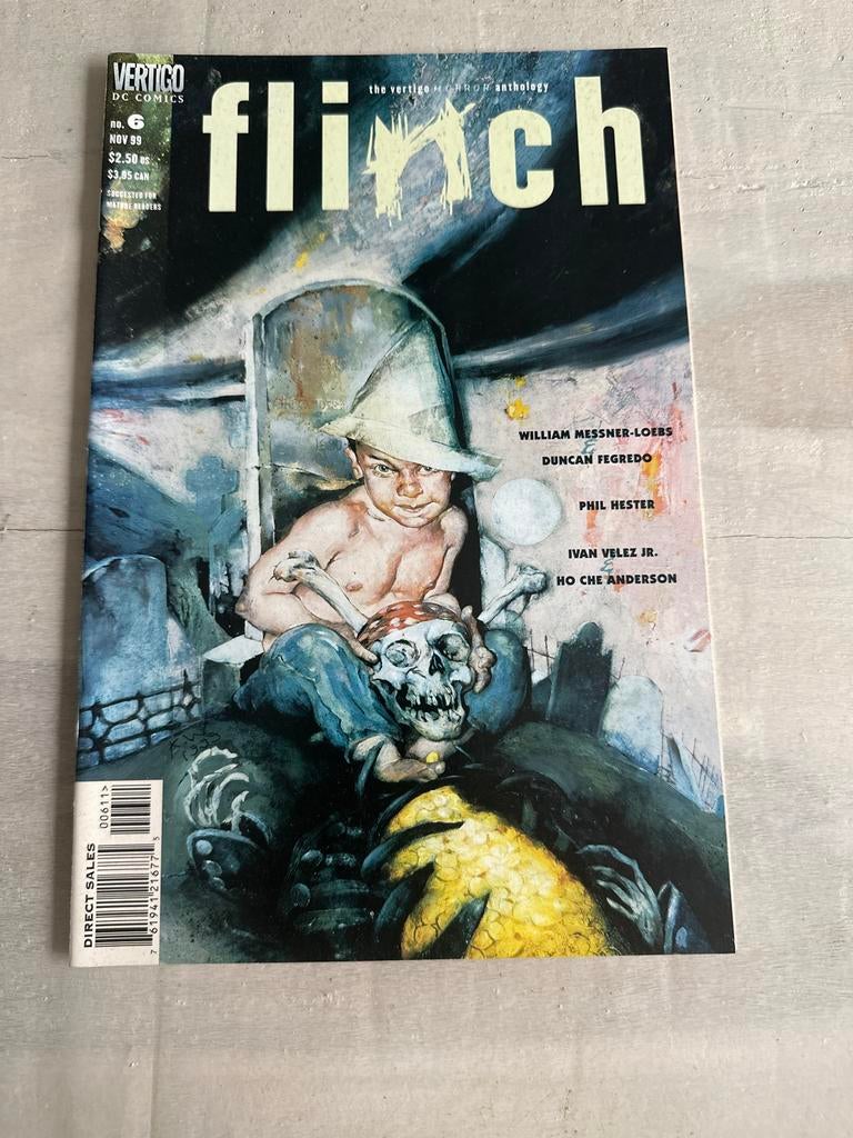 Flinch #6 Vertigo Comics (Nov 1999) - Horror Anthologie, Boeken, Strips | Comics, Eén comic, Ophalen of Verzenden, Zo goed als nieuw
