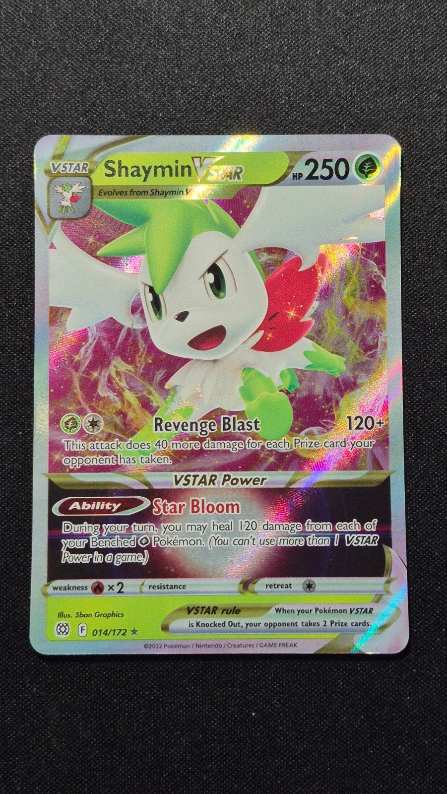 Shaymin VSTAR 014/172 – Brilliant Stars (2022), Verzenden, Zo goed als nieuw, Losse kaart
