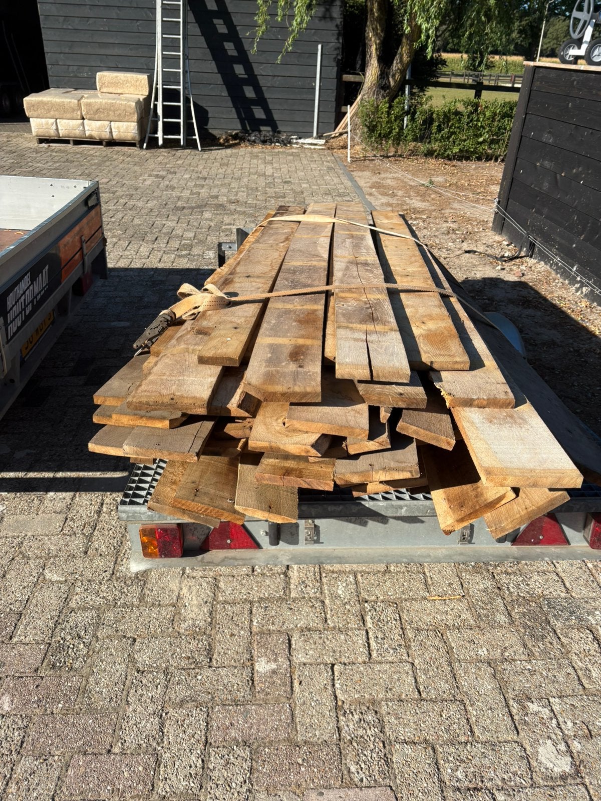 Droge eiken planken, Ophalen, Zo goed als nieuw, 250 cm of meer, Planken