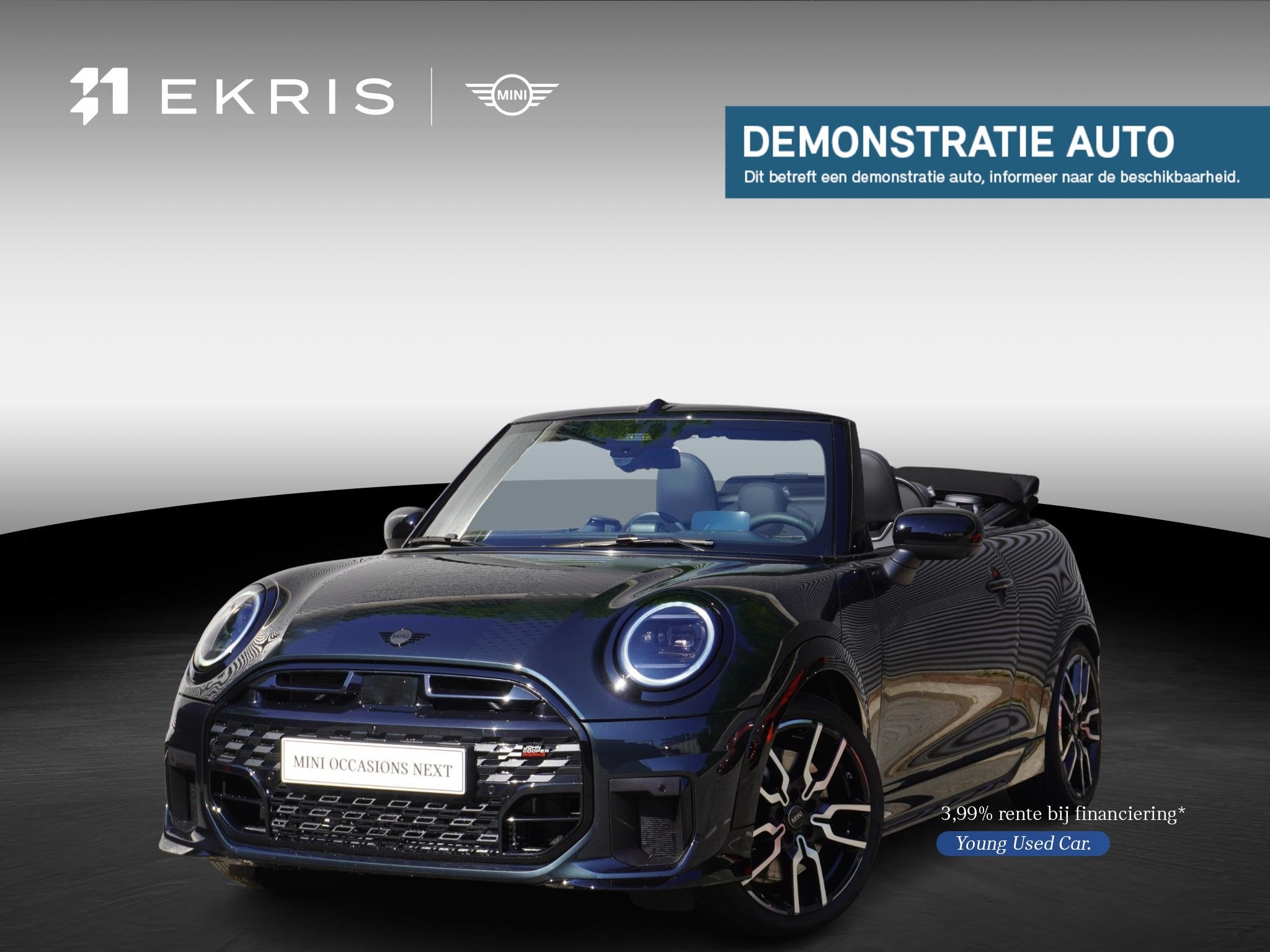 MINI Cabrio Cooper S John Cooper Works Uitvoering | Pakket X, 1998 cc, 4 cilinders, 4 stoelen, Origineel Nederlands