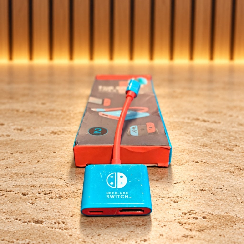 Foto 3 van Nintendo Switch Type-C HUB - In Nette Staat