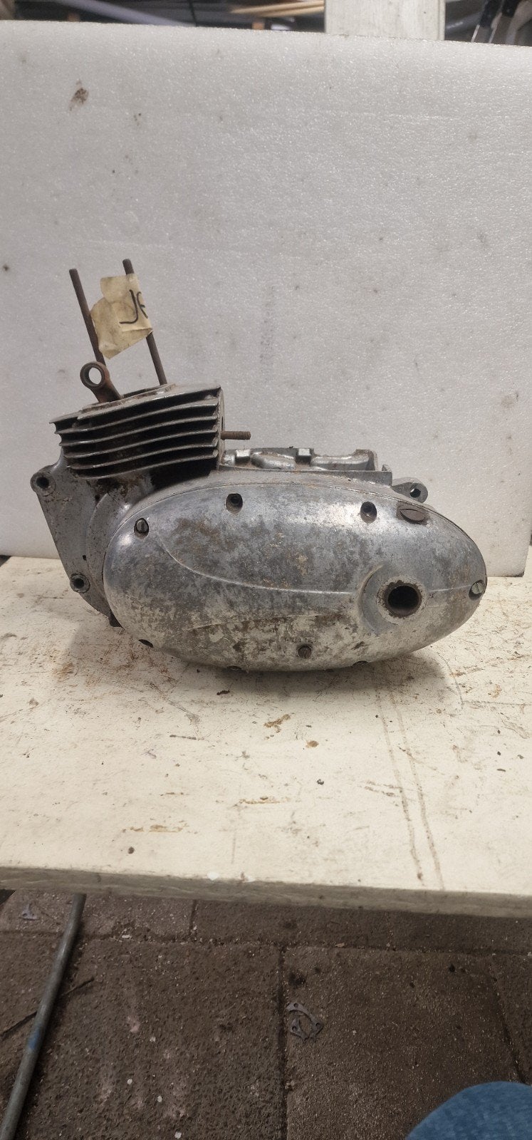 Jawa cz 175 type 450 schade blok, Ophalen
