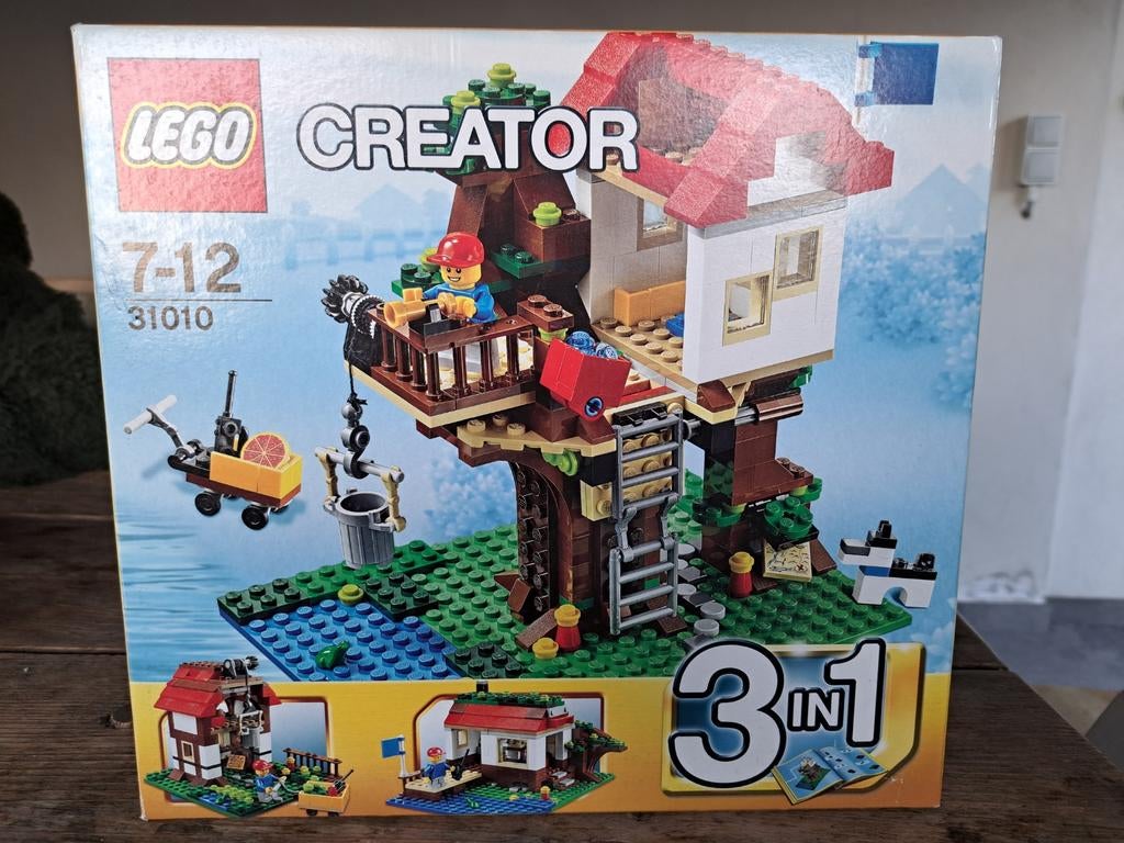 Lego Creator 31010 Boomhut compleet met doos, Compleet, Gebruikt, Lego, Ophalen of Verzenden