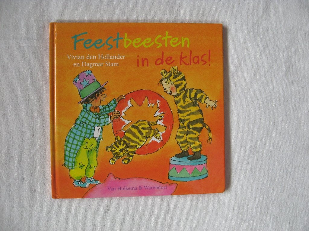 Vivian den Hollander - Feestbeesten in de klas!, Gelezen, Fictie algemeen, Jongen of Meisje, Vivian den Hollander