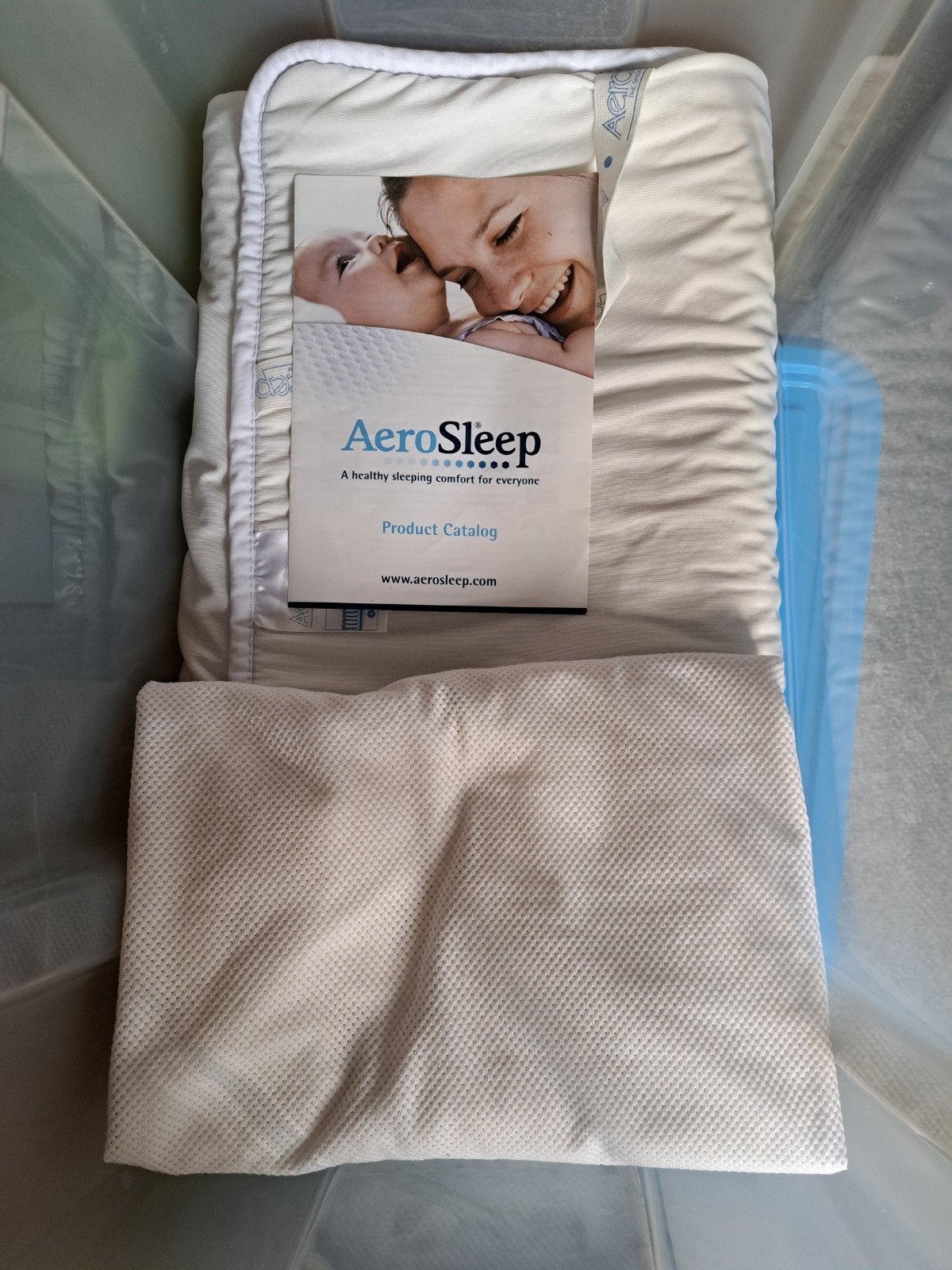Aerosleep matrasbeschermer en hoeslaken voor ledikant, Kinderen en Baby's, Gebruikt, Jongetje of Meisje, Ophalen of Verzenden