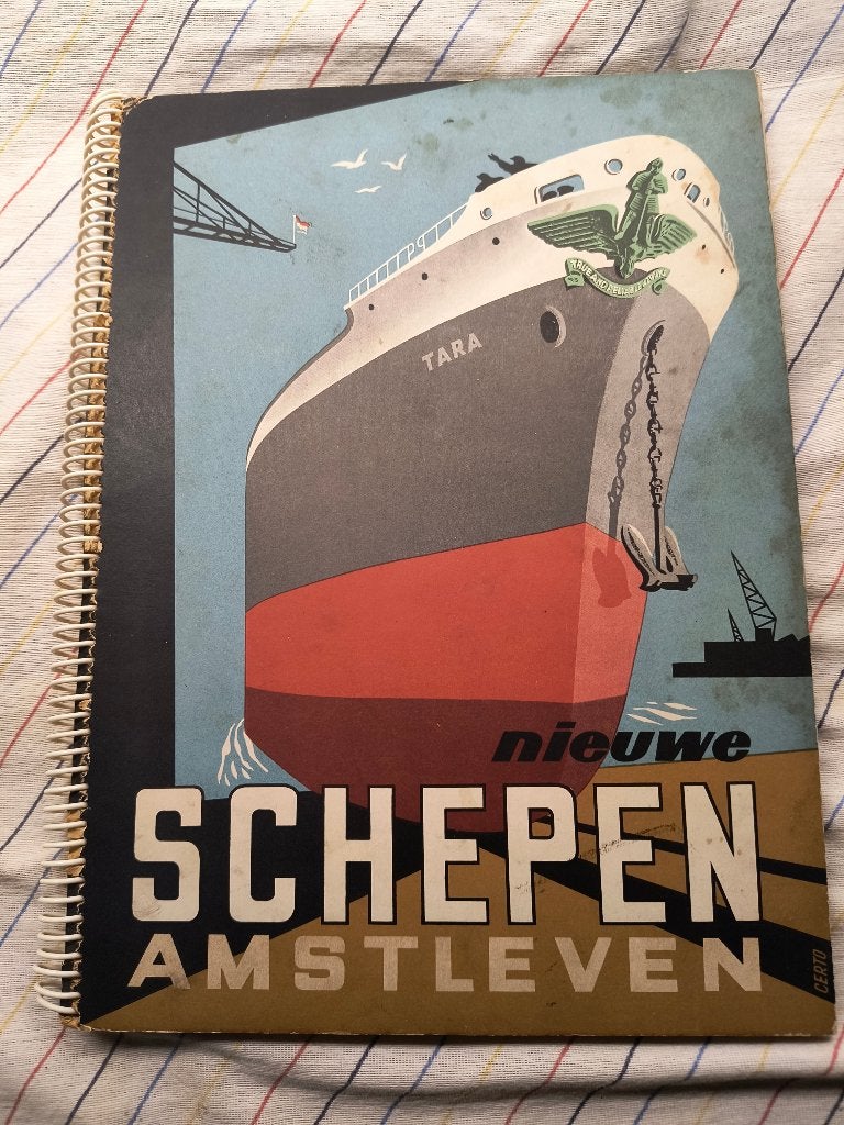Nieuwe Schepen Amstleven 1954, Ophalen of Verzenden, Gelezen, Boot