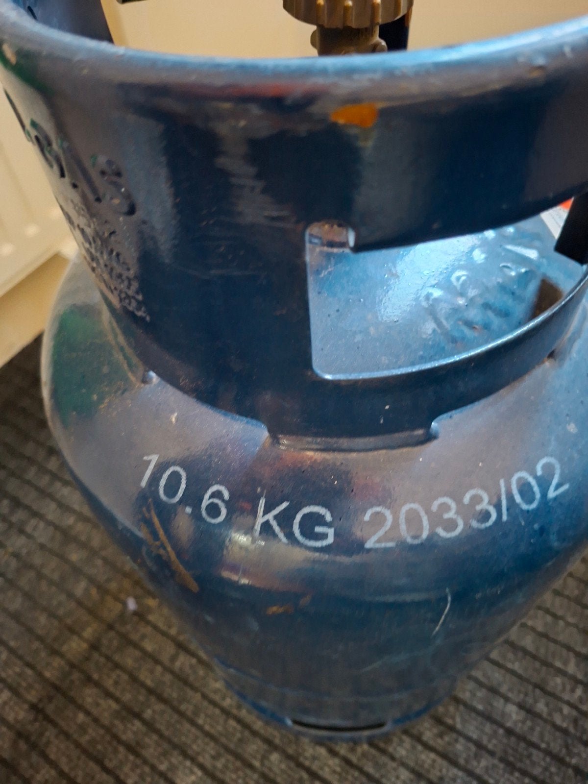 Half vol  gasfles 10.6 KG - Euro-Gas (2033/02), Ophalen of Verzenden, Gebruikt