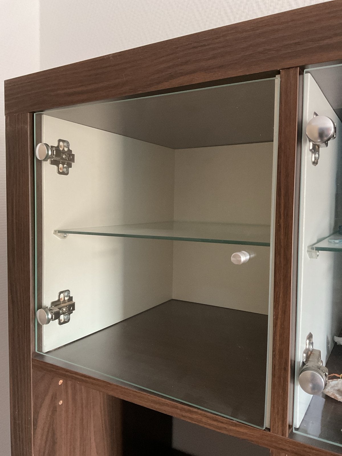 Glazen inzet voor IKEA Pax kast (2 stuks), Ophalen, Met plank(en), Gebruikt, 50 tot 100 cm