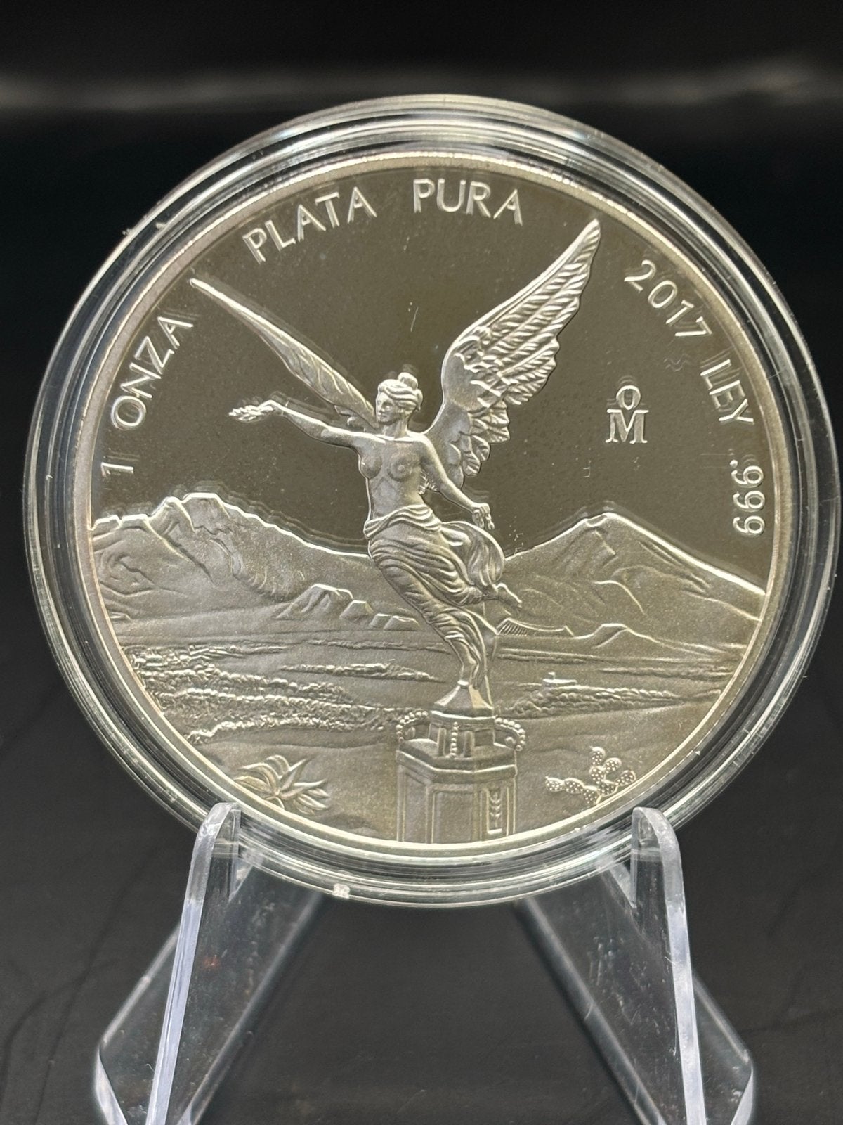 2017 Mexico 1 Oz Zilveren Libertad PROOF munt (oplage 8.650), Ophalen, Midden-Amerika, Losse munt, Zilver