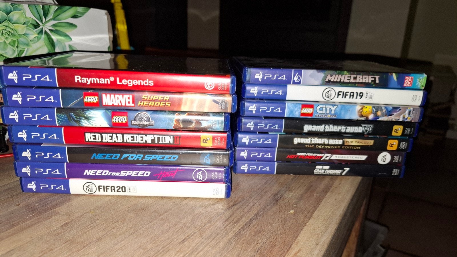 PS4 Games Bundel: Rayman, Minecraft, FIFA, GTA, Red Dead, Gebruikt, Vanaf 18 jaar, Verzenden, Overige genres