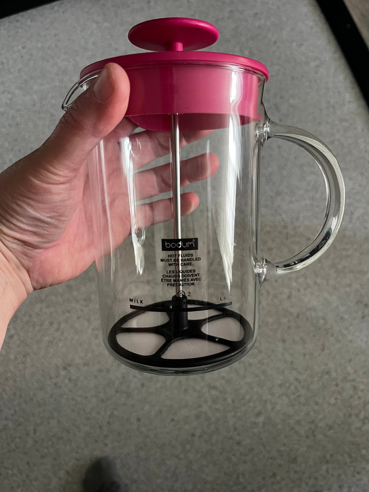 Bodum Latteo melkopschuimer, Witgoed en Apparatuur, Ophalen of Verzenden, Zo goed als nieuw, Handmatige melkopschuimer