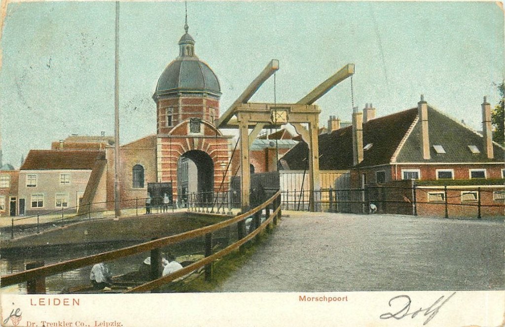 701-214-017 Leiden Morschpoort, Verzenden, Voor 1920, Zuid-Holland
