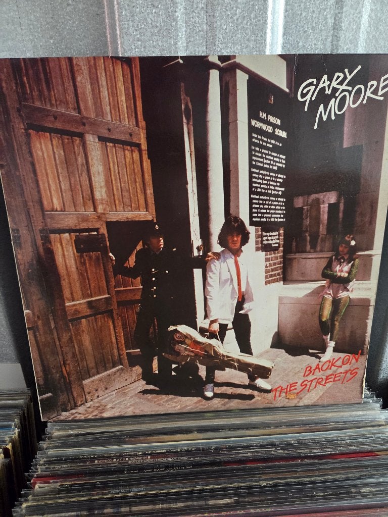 Hardrock/Metal lp GARY MOORE: BACK ON THE STREETS, Gebruikt, Ophalen of Verzenden, 1970 - 1979, 12 inch