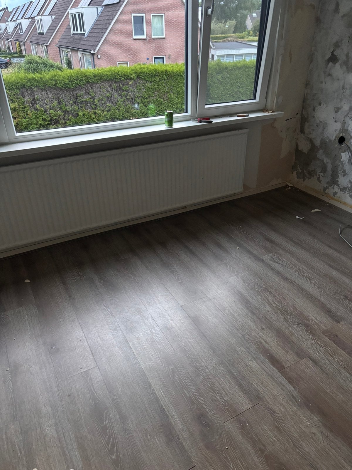 Laminaat 70 vierkante meter bruin/grijs gratis, Ophalen, 50 tot 150 cm, Zo goed als nieuw, 10 m² of meer