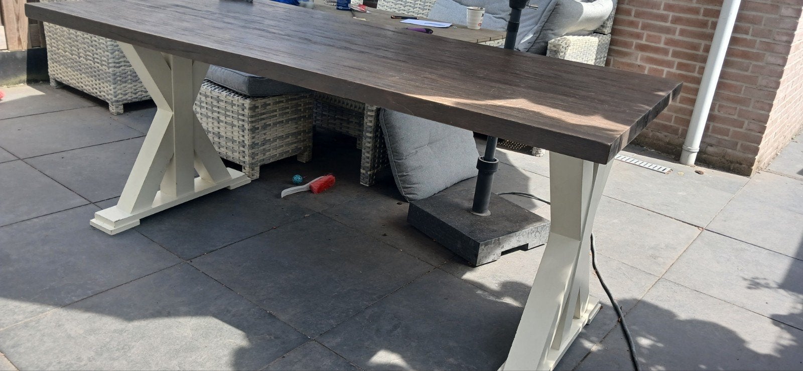 tafel 180x78x90, Huis en Inrichting, Tafels | Eettafels, Ophalen, Rechthoekig, 50 tot 100 cm