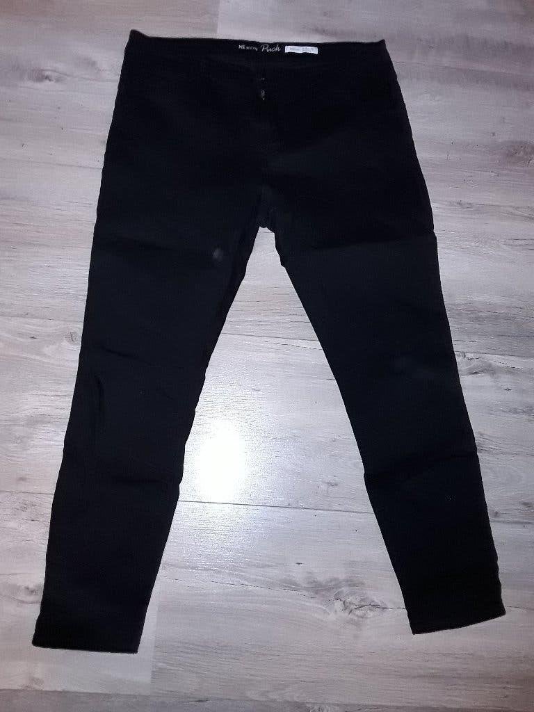 Miss Etam Zwarte Push Up Skinny Leg Jeans Broek Maat 46, Zwart, Maat 46/48 (XL) of groter, Ophalen of Verzenden, Zo goed als nieuw