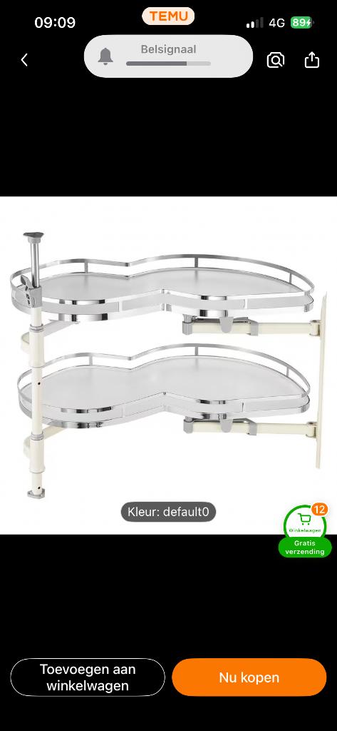 carrousel keuken, Huis en Inrichting, Ophalen, Nieuw, 50 tot 100 cm, Minder dan 100 cm