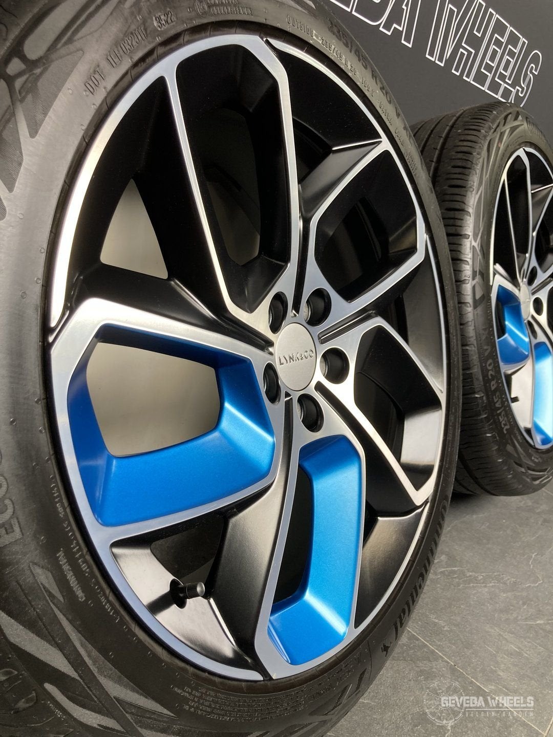 20” originele Lynk en Co velgen + banden 5x108 235/45/20 889, Auto-onderdelen, Banden en Velgen, Gebruikt, -, -, Banden en Velgen