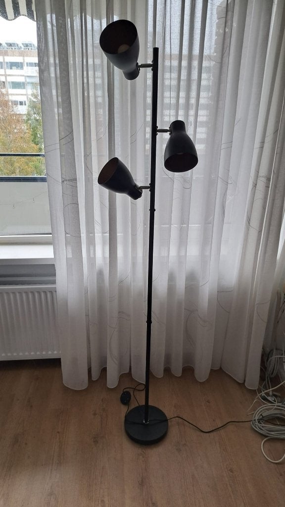 Staande lamp, Ophalen, Zo goed als nieuw, Metaal, Modern