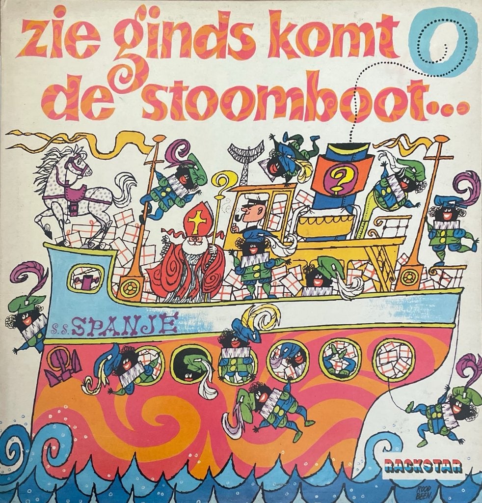 Kinderkoor "De Hommeltjes" - Zie Ginds Komt De Stoomboot, 6 tot 9 jaar, Colored vinyl, Ophalen of Verzenden, Zo goed als nieuw