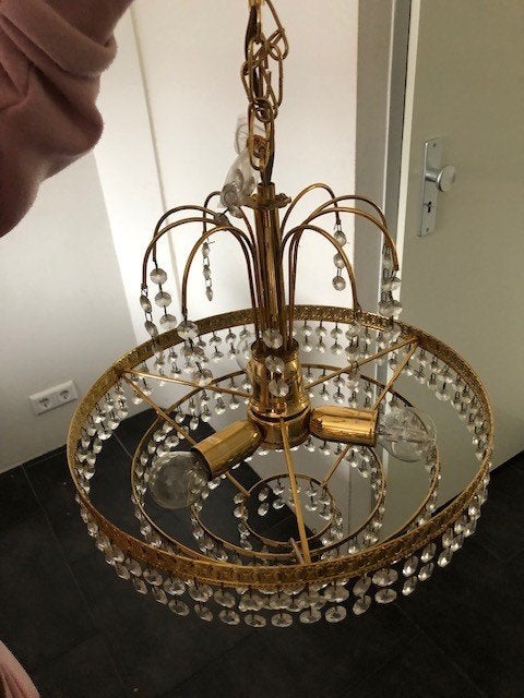 Foto 4 van HANGLAMP KLEIN GOUDKLEURIG