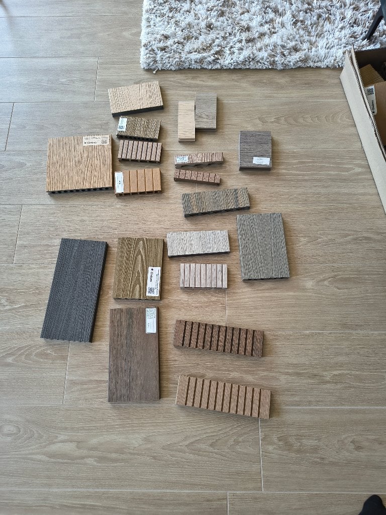 Composiet vlonderplank staaltjes, Ophalen, Nieuw, Composiet